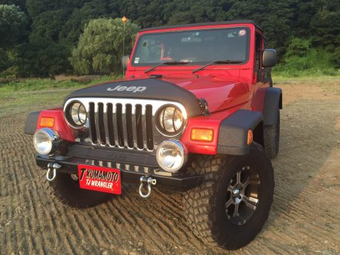 JEEP TJラングラー　オーバーフェンダー　≪LINE-X塗装≫　カスタムペイント